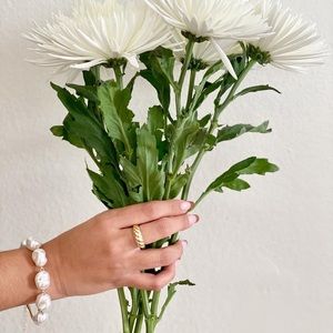 Maison de Jovel Celeste faux Pearl bracelet